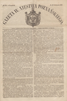 Gazeta W. Xięstwa Poznańskiego. 1848, № 274 (23 listopada)