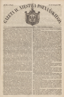 Gazeta W. Xięstwa Poznańskiego. 1848, № 275 (24 listopada)