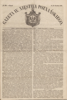 Gazeta W. Xięstwa Poznańskiego. 1848, № 299 (22 grudnia)