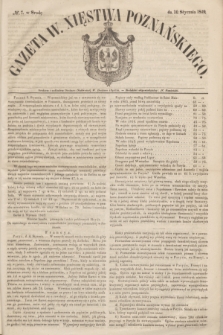 Gazeta W. Xięstwa Poznańskiego. 1849, № 7 (10 stycznia)