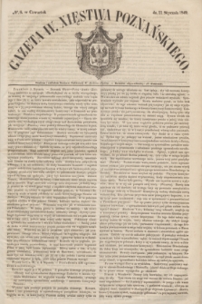 Gazeta W. Xięstwa Poznańskiego. 1849, № 8 (11 stycznia)