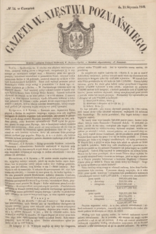 Gazeta W. Xięstwa Poznańskiego. 1849, № 14 (18 stycznia)