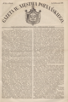 Gazeta W. Xięstwa Poznańskiego. 1849, № 15 (19 stycznia)