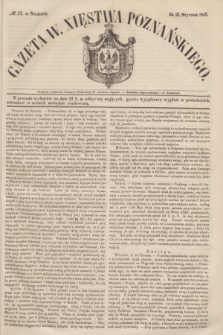 Gazeta W. Xięstwa Poznańskiego. 1849, № 17 (21 stycznia)