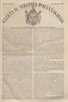 Gazeta W. Xięstwa Poznańskiego. 1849, № 22 (27 stycznia)