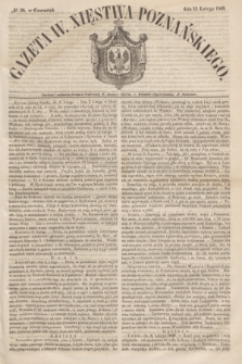 Gazeta W. Xięstwa Poznańskiego. 1849, № 38 (15 lutego)