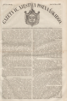 Gazeta W. Xięstwa Poznańskiego. 1849, № 73 (28 marca)