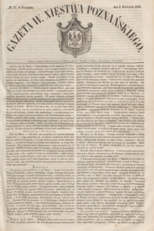 Gazeta W. Xięstwa Poznańskiego. 1849, № 77 (1 kwietnia)