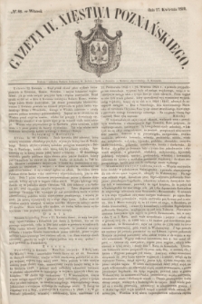 Gazeta W. Xięstwa Poznańskiego. 1849, № 88 (17 kwietnia)