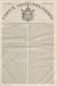 Gazeta W. Xięstwa Poznańskiego. 1849, № 98 (28 kwietnia)