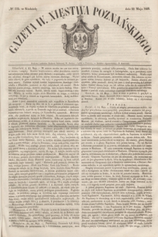 Gazeta W. Xięstwa Poznańskiego. 1849, № 115 (20 maja)