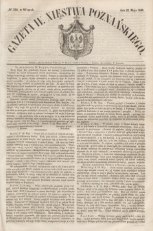 Gazeta W. Xięstwa Poznańskiego. 1849, № 116 (22 maja)