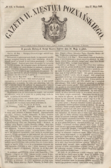 Gazeta W. Xięstwa Poznańskiego. 1849, № 121 (27 maja)