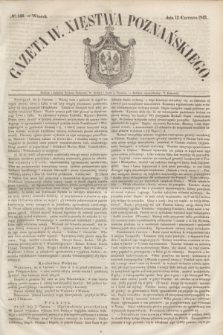 Gazeta W. Xięstwa Poznańskiego. 1849, № 133 (12 czerwca)