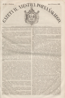 Gazeta W. Xięstwa Poznańskiego. 1849, № 138 (17 czerwca)