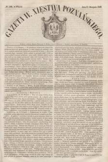 Gazeta W. Xięstwa Poznańskiego. 1849, № 190 (17 sierpnia)