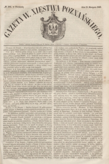 Gazeta W. Xięstwa Poznańskiego. 1849, № 192 (19 sierpnia)