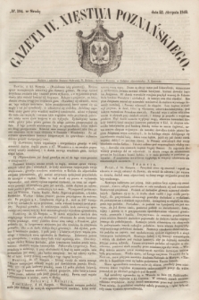 Gazeta W. Xięstwa Poznańskiego. 1849, № 194 (22 sierpnia)