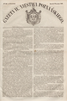 Gazeta W. Xięstwa Poznańskiego. 1849, № 219 (20 września)