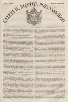 Gazeta W. Xięstwa Poznańskiego. 1849, № 224 (26 września)