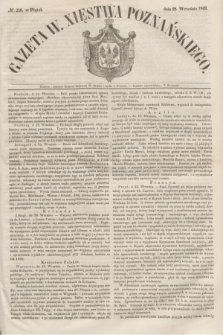 Gazeta W. Xięstwa Poznańskiego. 1849, № 226 (28 września)
