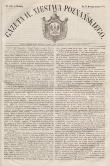 Gazeta W. Xięstwa Poznańskiego. 1849, № 245 (20 października)