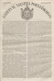 Gazeta W. Xięstwa Poznańskiego. 1849, № 256 (2 listopada)