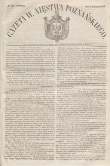 Gazeta W. Xięstwa Poznańskiego. 1849, № 257 (3 listopada)
