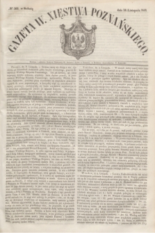 Gazeta W. Xięstwa Poznańskiego. 1849, № 263 (10 listopada)