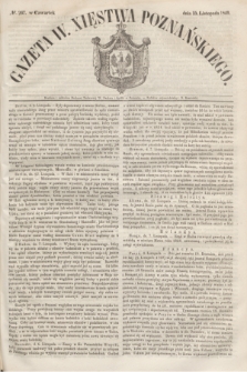Gazeta W. Xięstwa Poznańskiego. 1849, № 267 (15 listopada)