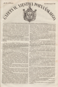 Gazeta W. Xięstwa Poznańskiego. 1849, № 271 (20 listopada)