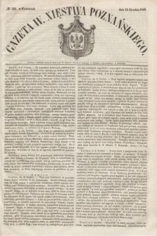 Gazeta W. Xięstwa Poznańskiego. 1849, № 291 (13 grudnia)