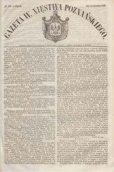 Gazeta W. Xięstwa Poznańskiego. 1849, № 292 (14 grudnia)