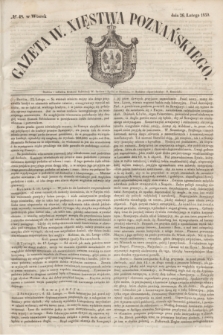 Gazeta W. Xięstwa Poznańskiego. 1850, № 48 (26 lutego)