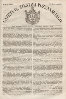 Gazeta W. Xięstwa Poznańskiego. 1850, № 86 (13 kwietnia)