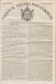 Gazeta W. Xięstwa Poznańskiego. 1850, № 231 (3 października)