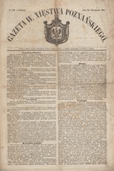 Gazeta W. Xięstwa Poznańskiego. 1852, № 273 (20 listopada)