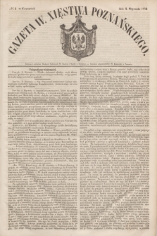 Gazeta W. Xięstwa Poznańskiego. 1853, № 4 (6 stycznia)