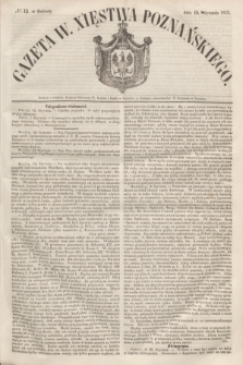 Gazeta W. Xięstwa Poznańskiego. 1853, № 12 (15 stycznia)