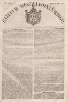 Gazeta W. Xięstwa Poznańskiego. 1853, № 16 (20 stycznia)