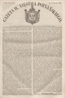 Gazeta W. Xięstwa Poznańskiego. 1853, № 22 (27 stycznia)
