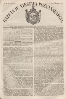 Gazeta W. Xięstwa Poznańskiego. 1853, № 40 (17 lutego)