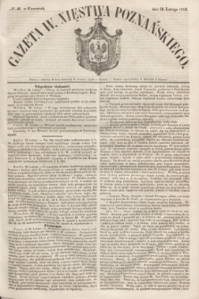 Gazeta W. Xięstwa Poznańskiego. 1853, № 46 (24 lutego)
