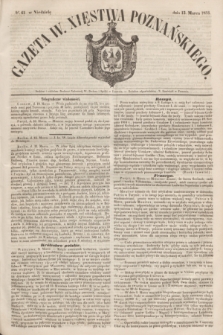 Gazeta W. Xięstwa Poznańskiego. 1853, № 61 (13 marca) + dod.
