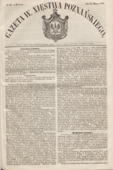 Gazeta W. Xięstwa Poznańskiego. 1853, № 68 (22 marca) + dod.