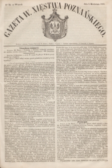 Gazeta W. Xięstwa Poznańskiego. 1853, № 78 (5 kwietnia)