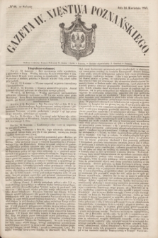 Gazeta W. Xięstwa Poznańskiego. 1853, № 88 (16 kwietnia)