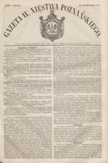 Gazeta W. Xięstwa Poznańskiego. 1853, № 93 (23 kwietnia)