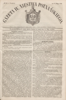 Gazeta W. Xięstwa Poznańskiego. 1853, № 111 (15 maja) + dod.