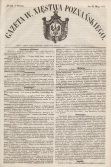 Gazeta W. Xięstwa Poznańskiego. 1853, № 115 (21 maja)
